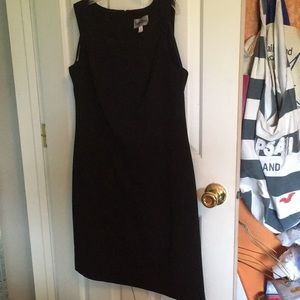 Black sheath dress
